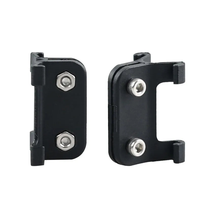 Bicycle competition number plate bracket with leather rings and tool for round tube or cracked duct mounting