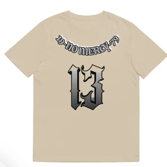 Men's black casual T-shirt with a 3D digital print design on the front.