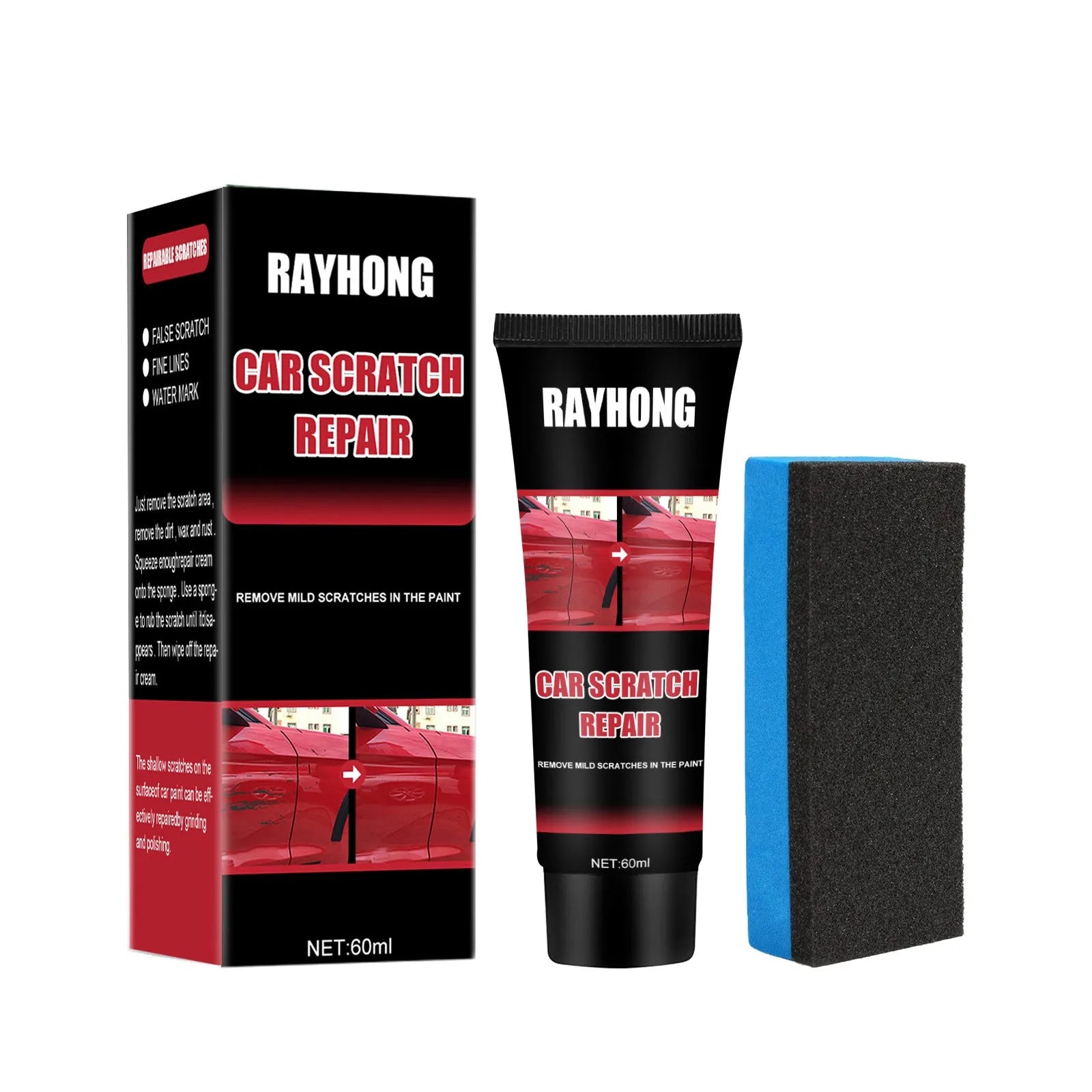 60ml car scratch repair wax kit for automotive paint maintenance and polishing