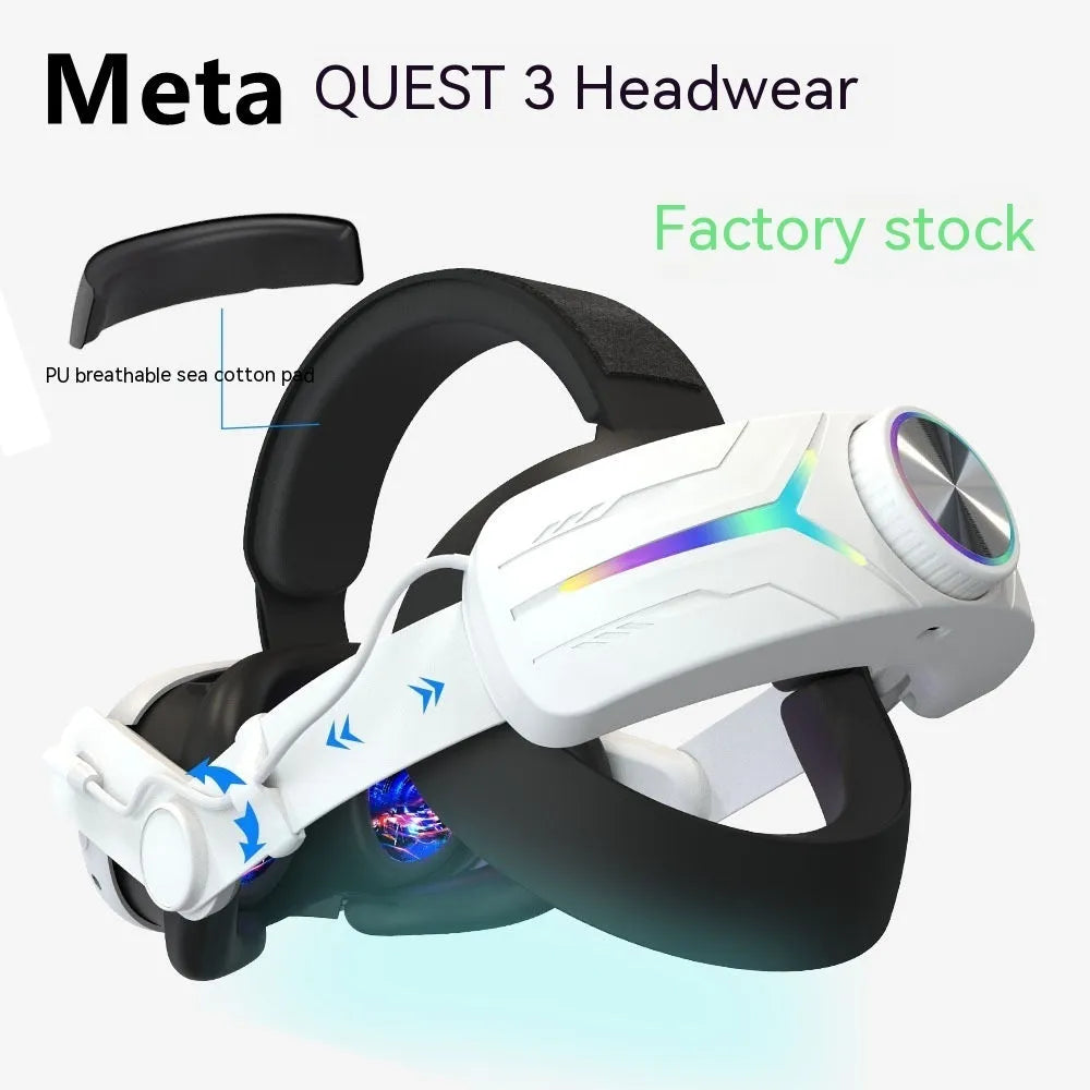VR headset charging station 8000mAh handheld ABS black white elite colour