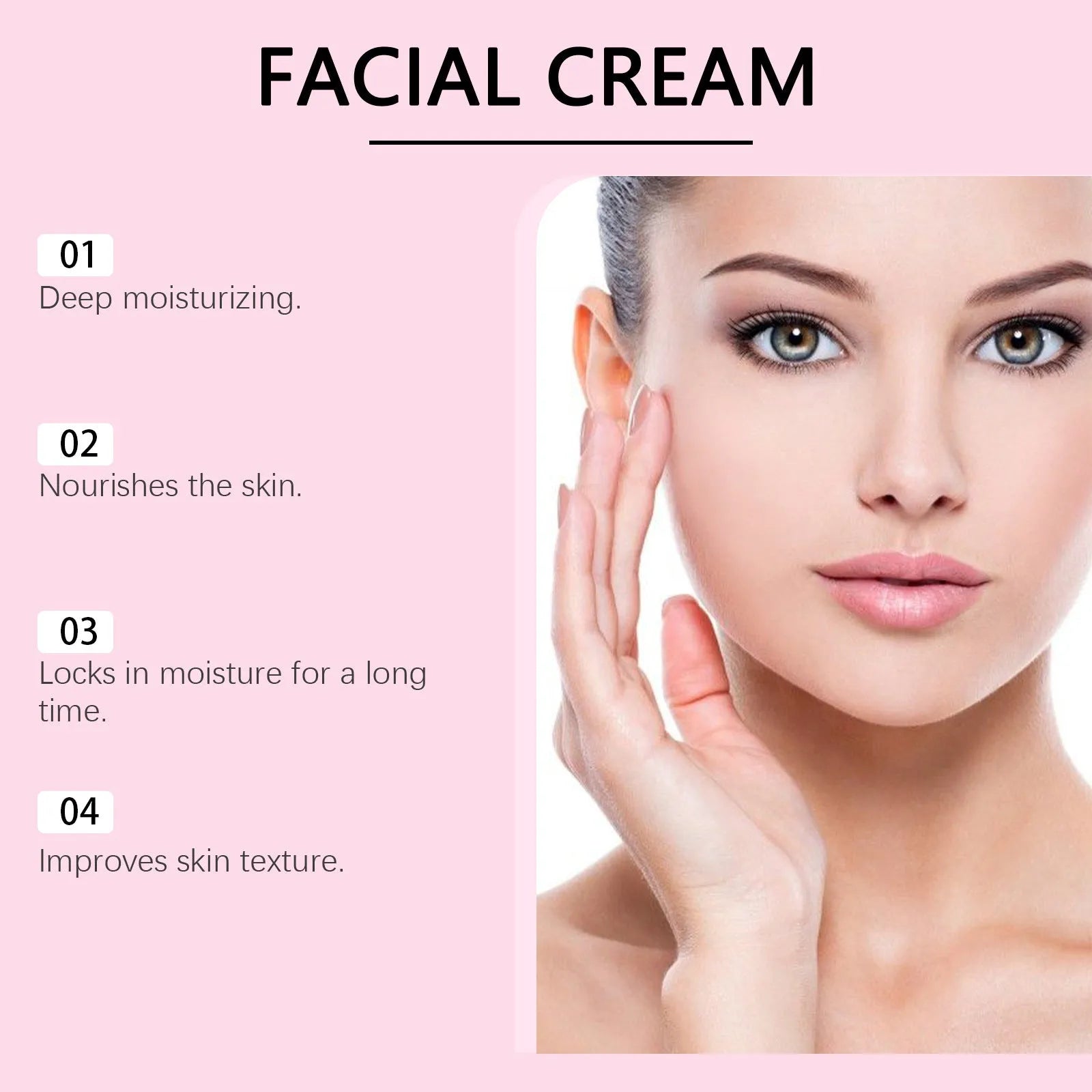 Sakura Butter Cream Nourishing Moisturising Face Cream in a 5.7cm cube jar containing 100g.