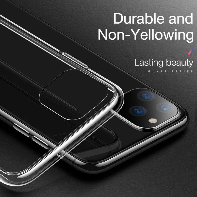 Ultra-thin transparent TPU shatter-resistant back cover for iPhone X