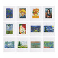 Frameless acrylic diamond painting set in cartoon style, 15x15cm or 18cm painting core, most sets with 12 non-repeating pieces.