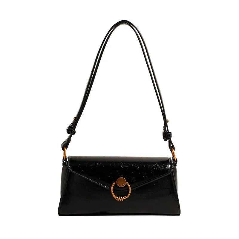 PU baguette bag in black, brown, coffee colour or white with mobile phone bag and sandwich outer pocket