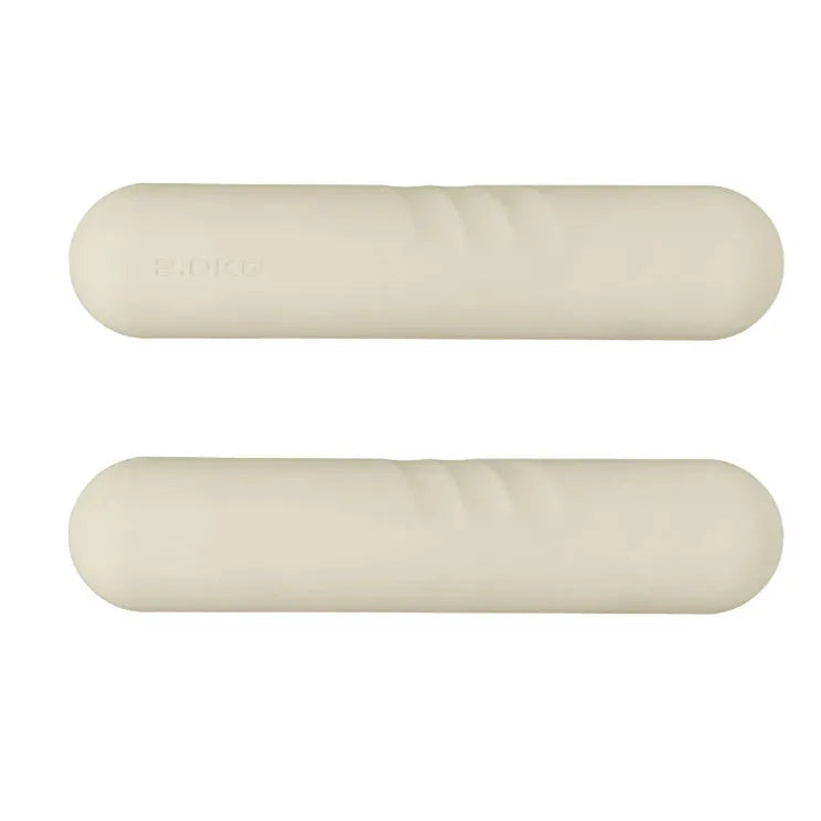 Silicone-edged yoga dumbbell stick with cast iron construction in various colours and weights