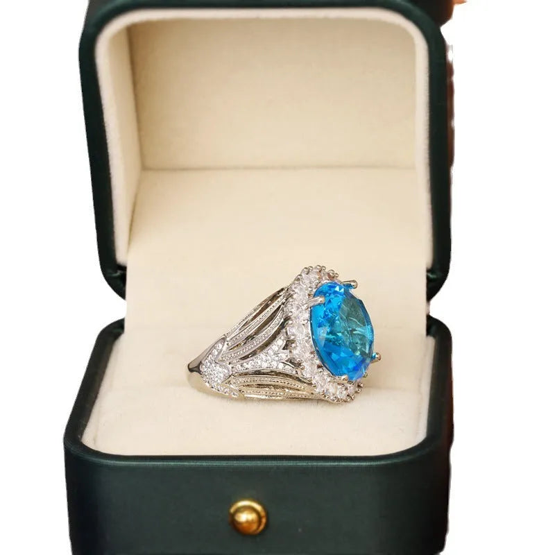 Italian court retro hollow women's ring KYRA0406 colour brass steel construction