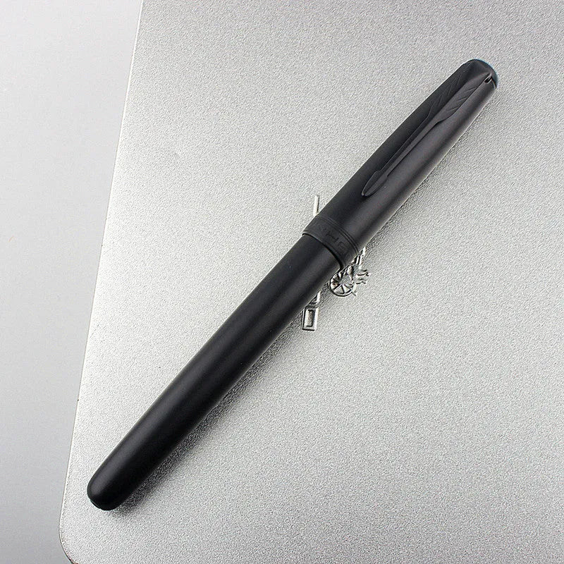 Stainless steel ballpoint pen with 0.5mm tip in various colour options