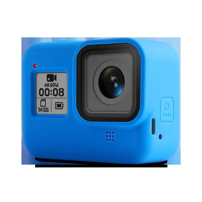 GoPro Hero8 Black silicone protective sleeve and carrying strap accessories in multiple colours