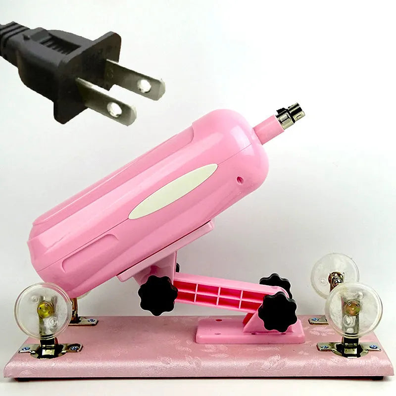 Bobb women's automatic telescopic thrusting sex toy in purple colour