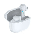 Wireless in-ear ANC Bluetooth headset in black or white with PC ABS housing and 10 metre range
