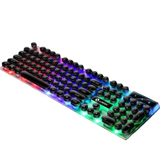 TX35 mechanical feeling keyboard in white plastic with 1.5m cable for laptop and desktop use