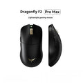 Wireless tri-mode gaming mouse in black, green, pink or white, F2 Pro Max or F2 Ultra style, with optional antislip pad