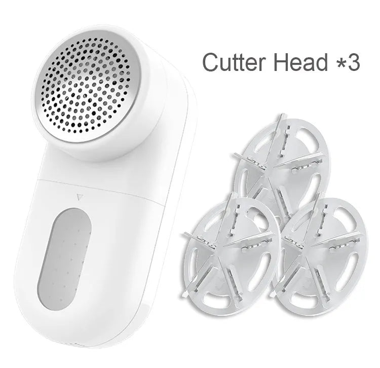 White charging bulb remover with plastic case, 145x62x65mm, shown with cutter head options 1pc, 3PCS or Set
