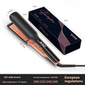 Hair straightener with temperature display and anion technology for styling