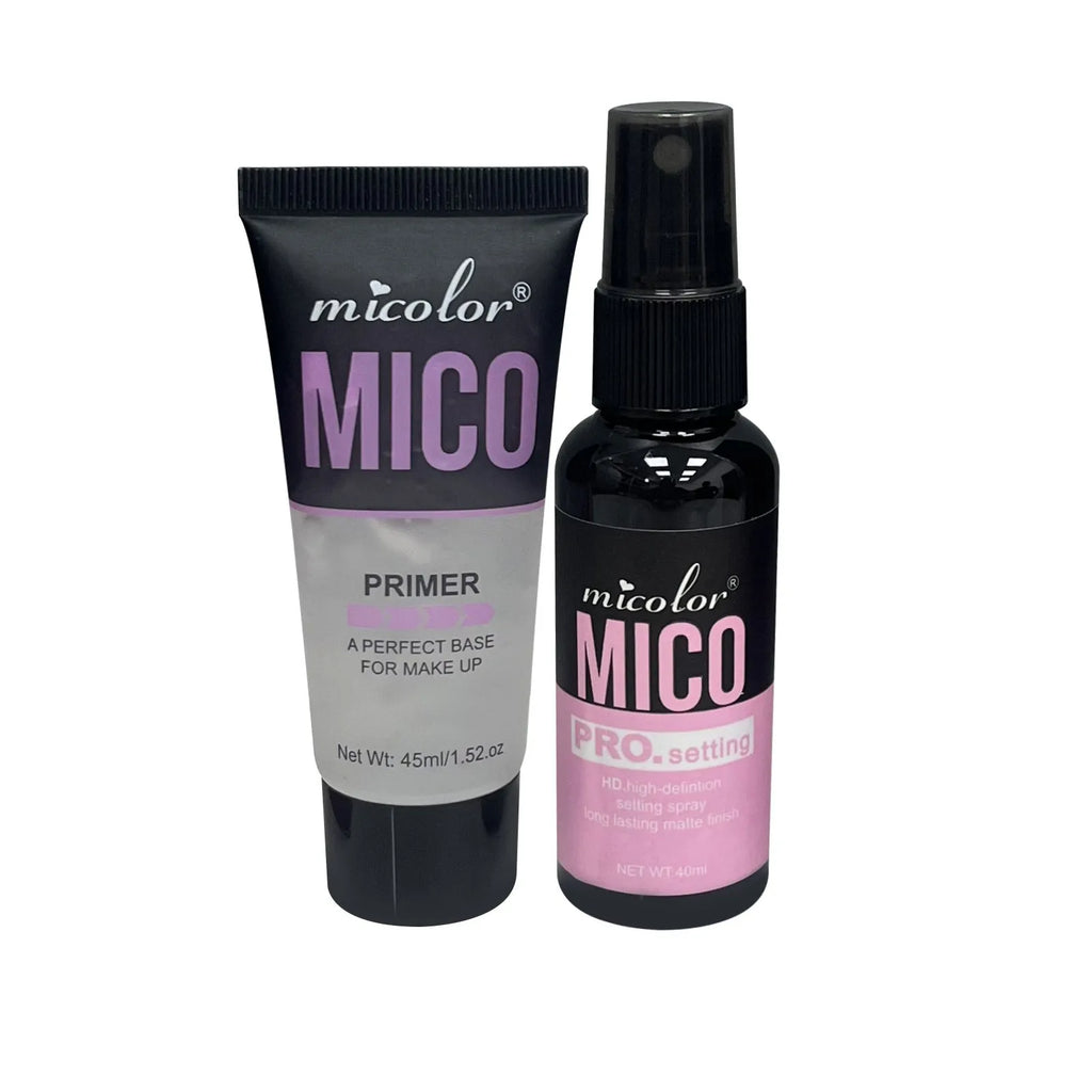 Makeup primer and final sealer two-in-one spray bottle with 85ml total content transparent formula