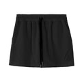 Men's thin polyester basketball shorts in grey colour with elastic waistband for summer sports