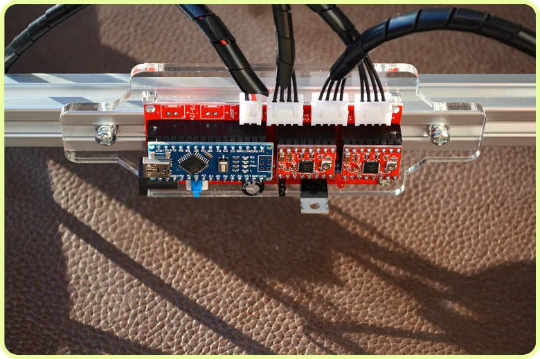 Miniature laser engraving machine with 3000mw specification and 400x300mm bottom plate