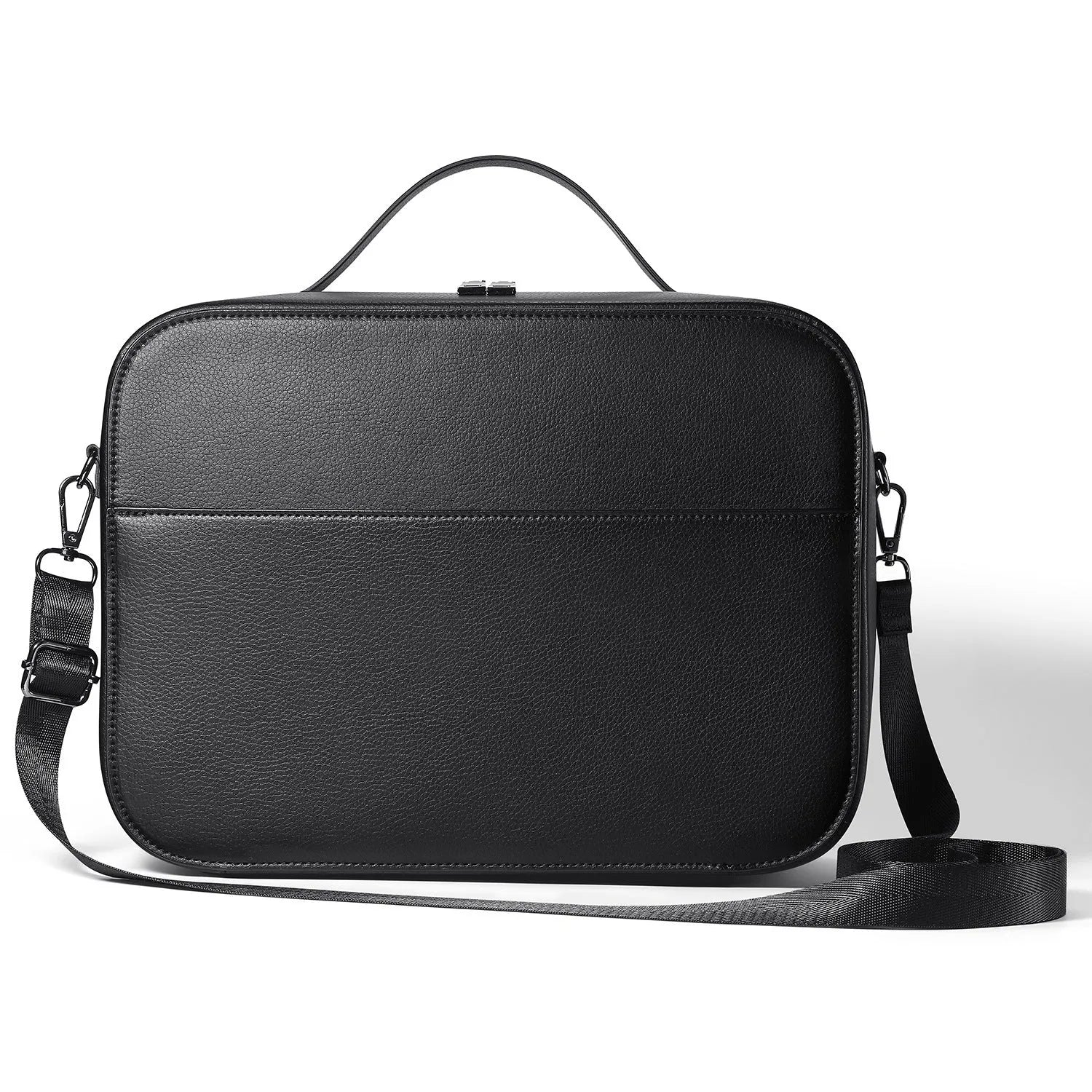 MR glasses storage box for Apple Vision Pro in black superfiber construction