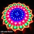 Outdoor Christmas decorative string lights with peacock sunflower star and love heart designs