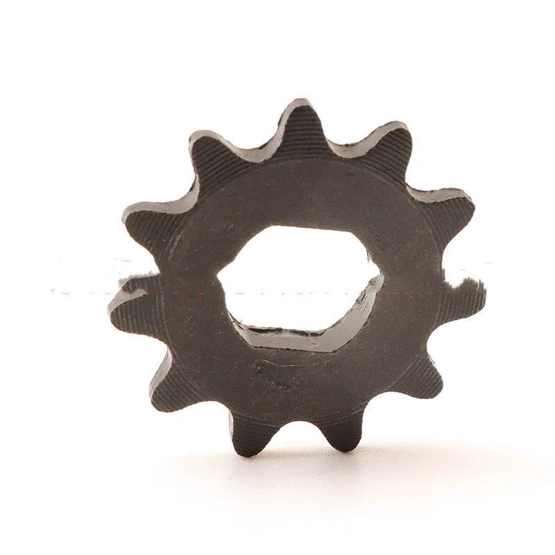 11-tooth cast iron motorcycle drive sprocket for 25H T8F chain reduction motor
