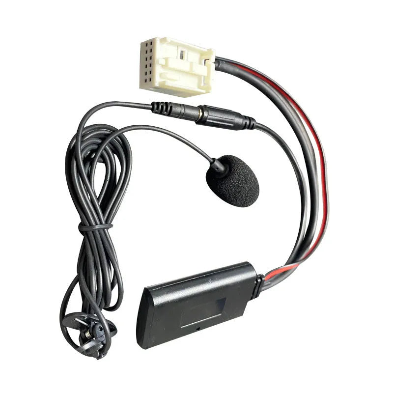 Car audio Bluetooth AUX cable for Citroen and Peugeot vehicles with RD4 stereo compatibility