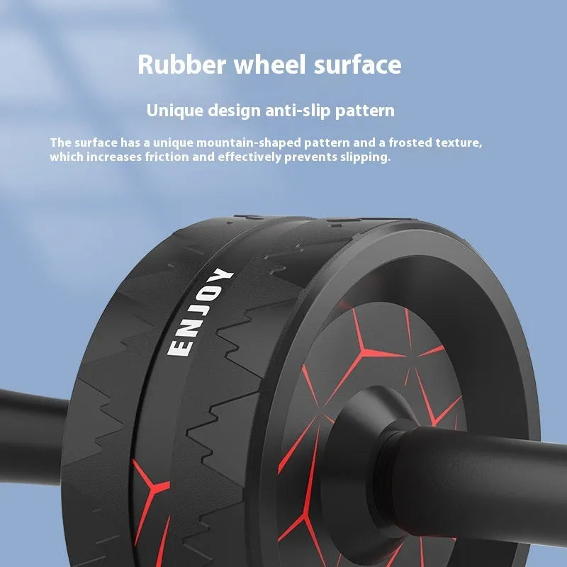 Abdominal wheel fitness equipment in multiple colour combinations for core strengthening exercises