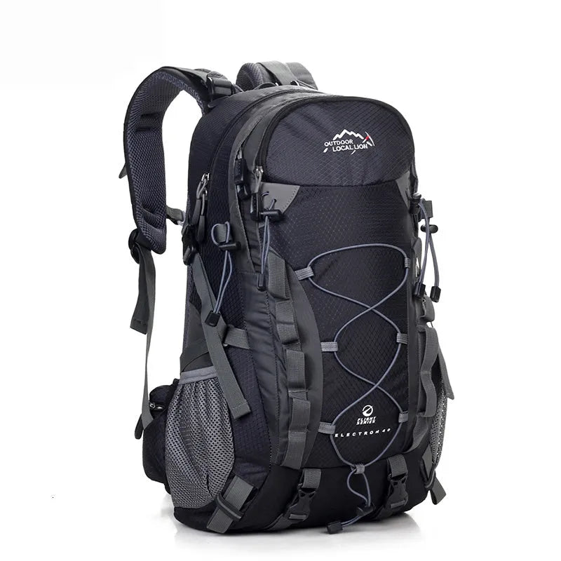 Green leisure sports backpack with dimensions 32cm wide by 50cm high.