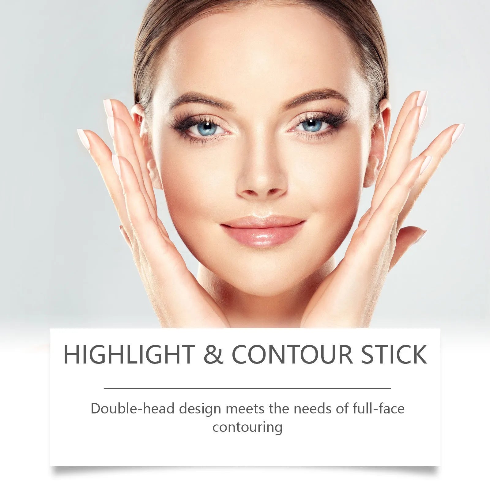 ZEPHOCO 2-in-1 cream highlight contour stick in 7g with three colour options