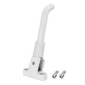 Aluminium alloy electric scooter foot brace accessory kit in black, white, and grey colours with hex wrench