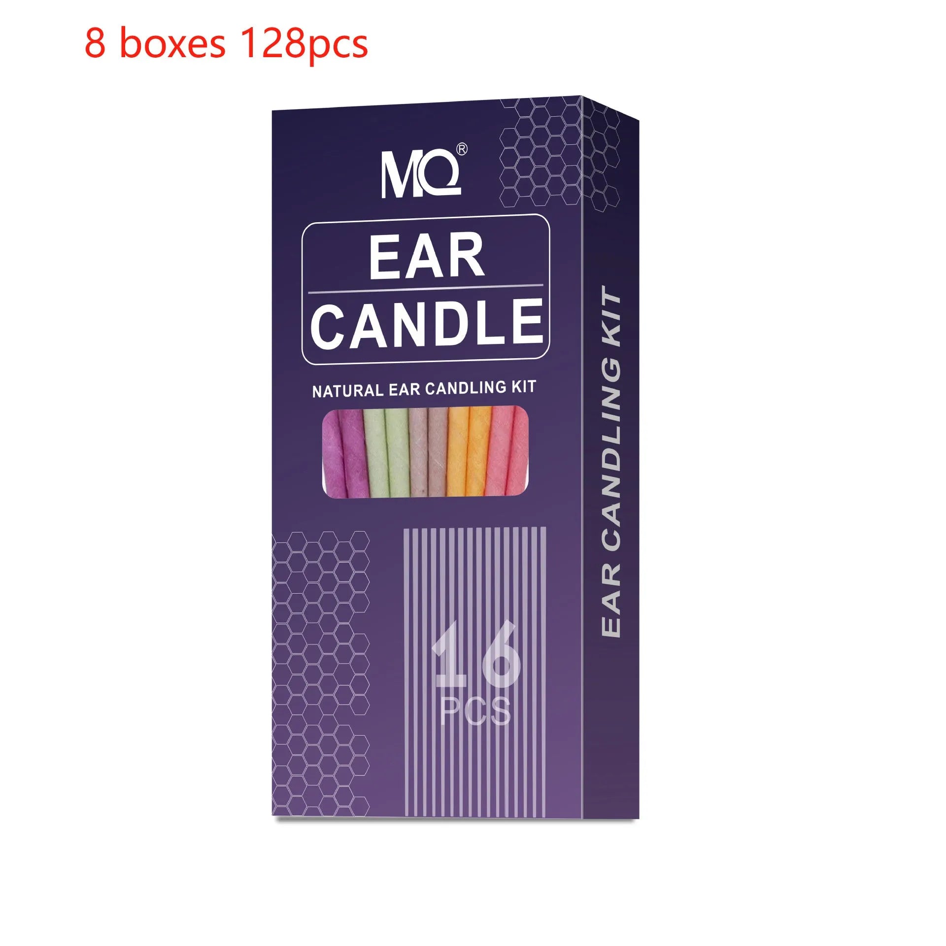 Ear candles suit with cotton cloth construction, protection boards, and cotton swabs