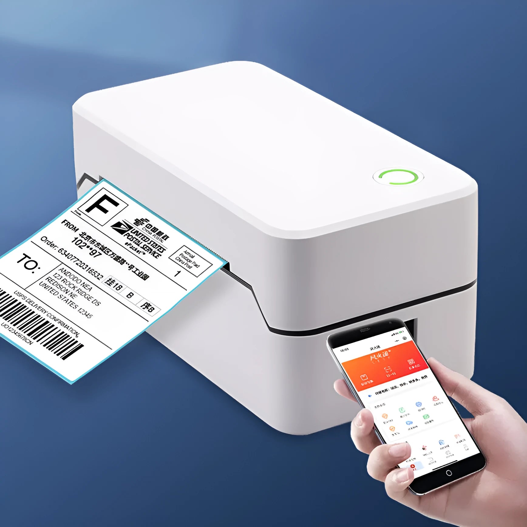TDL401H Bluetooth thermal express printer with compact 149mm design for surface mounting