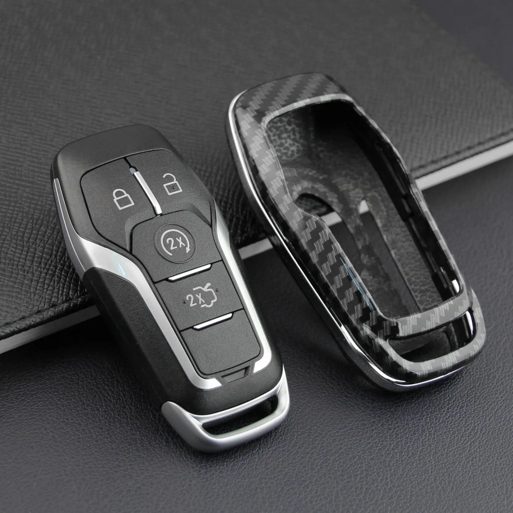 Black plastic car key remote protective shell with optional buckle