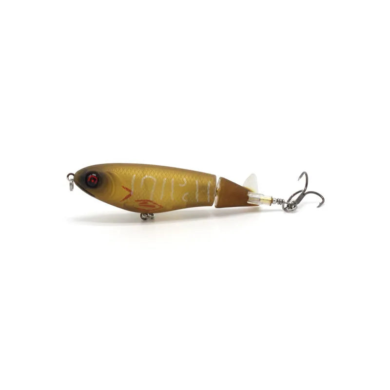 A 7.5cm long bionic soft fishing lure on a plain background, showing one of its multiple colour and style options.