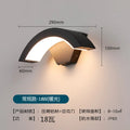 24W COB outdoor eaves wall lamp with aluminium shell and warm white light for villa entrance