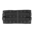 Black neoprene polyester sports belt for men and women waist support running basketball gym cycling