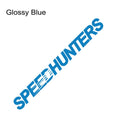 Long reflective vinyl car sticker with graphic design in one of nine colour options