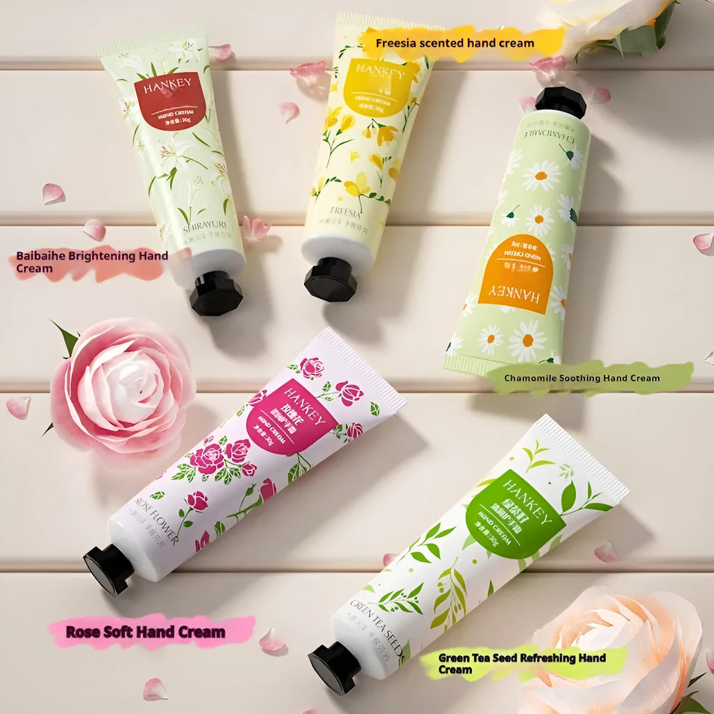30g fruit hand cream tube for dry skin moisturisation in multiple scent options