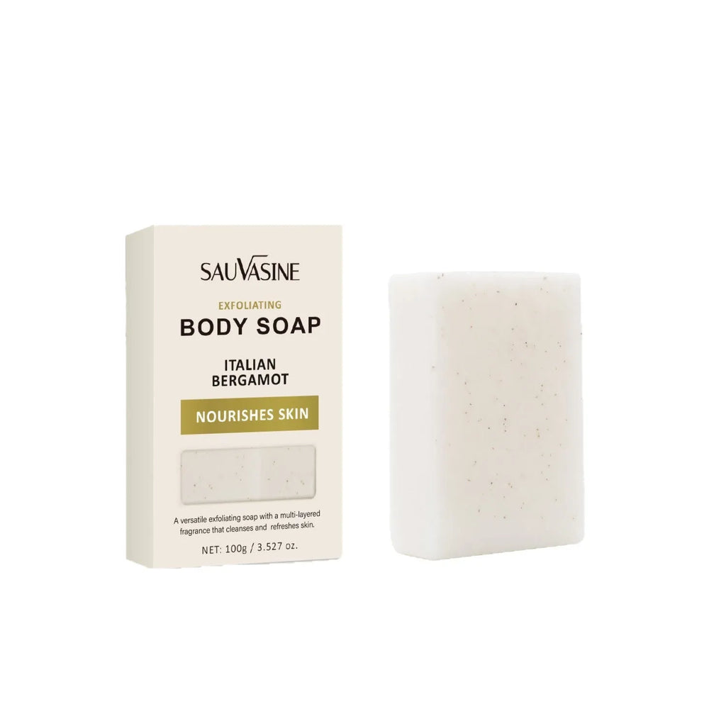 Exfoliating body deep cleansing manual bath soap 100g bar SWX-A386 colour