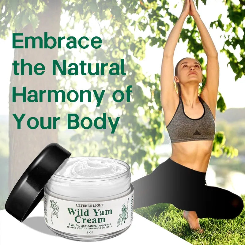 Wild yam cream 2 OZ herbal extract face moisturiser for skin care
