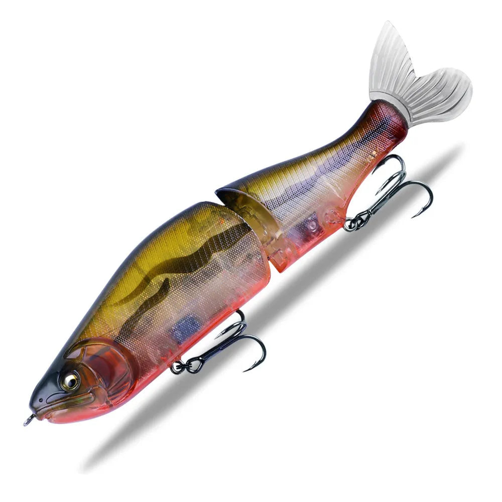 185mm plastic fishing bait for bass fishing available in multiple colours