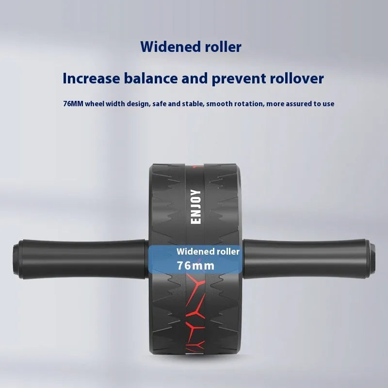 Abdominal wheel fitness equipment in multiple colour combinations for core strengthening exercises