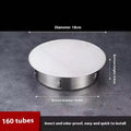 Stainless steel deodorant floor drain seal cover for 201-to-160 tube plug fittings