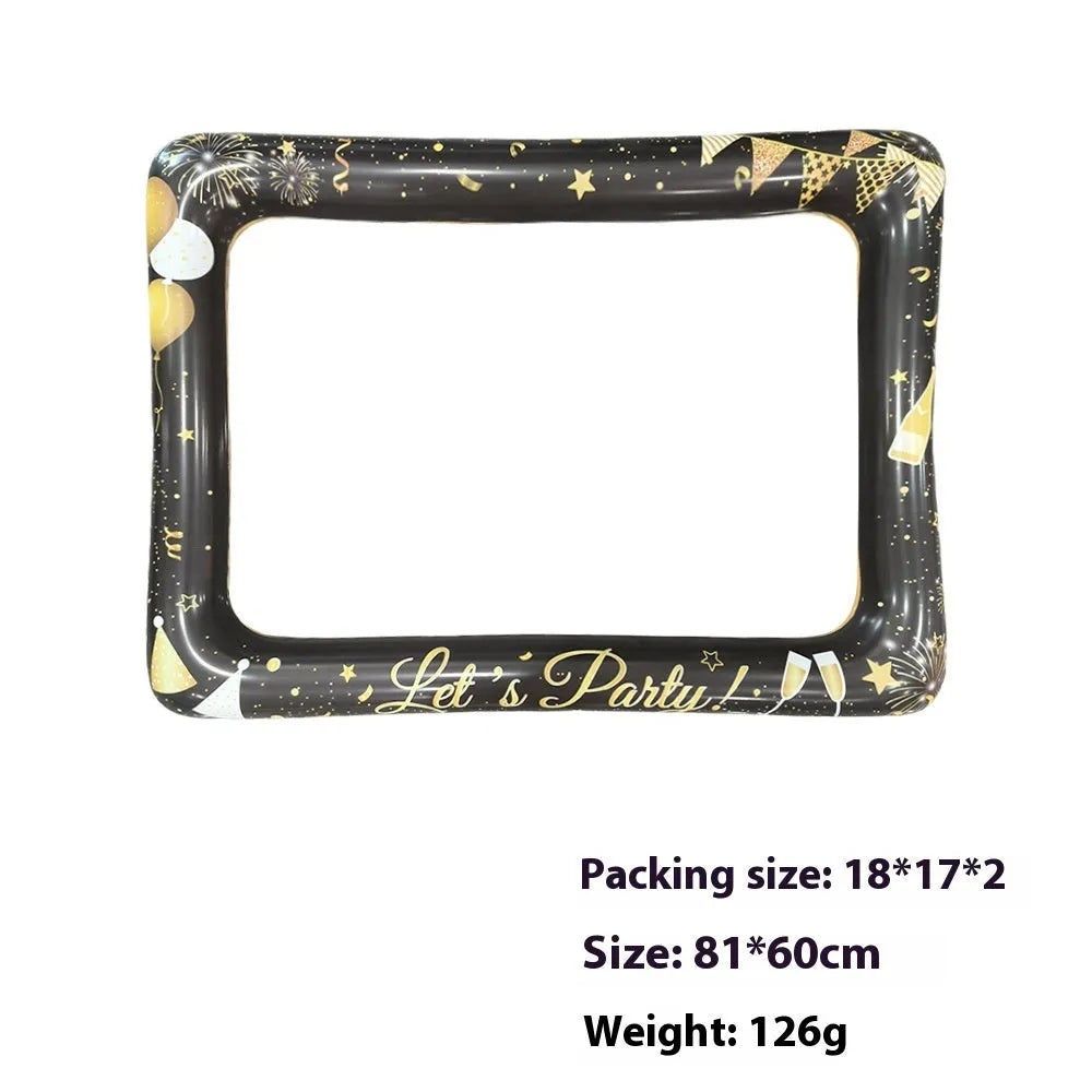 Christmas inflatable photo frame prop made from PVC material