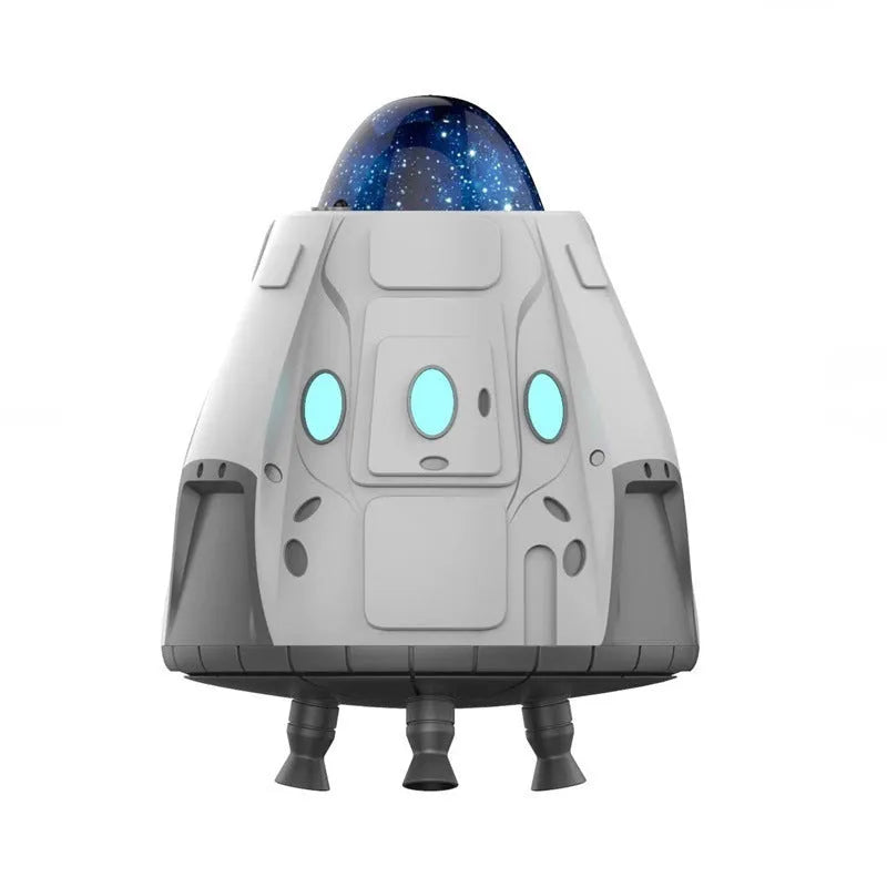 White space capsule Bluetooth remote control ambience light projecting Northern Lights starry sky effect