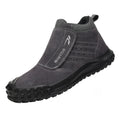 Low-top welder safety shoes with steel toe cap and lace-up front, in sand colour.