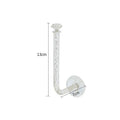White plastic diamond crystal storage wall hook in large 13x7x4cm size on a wall