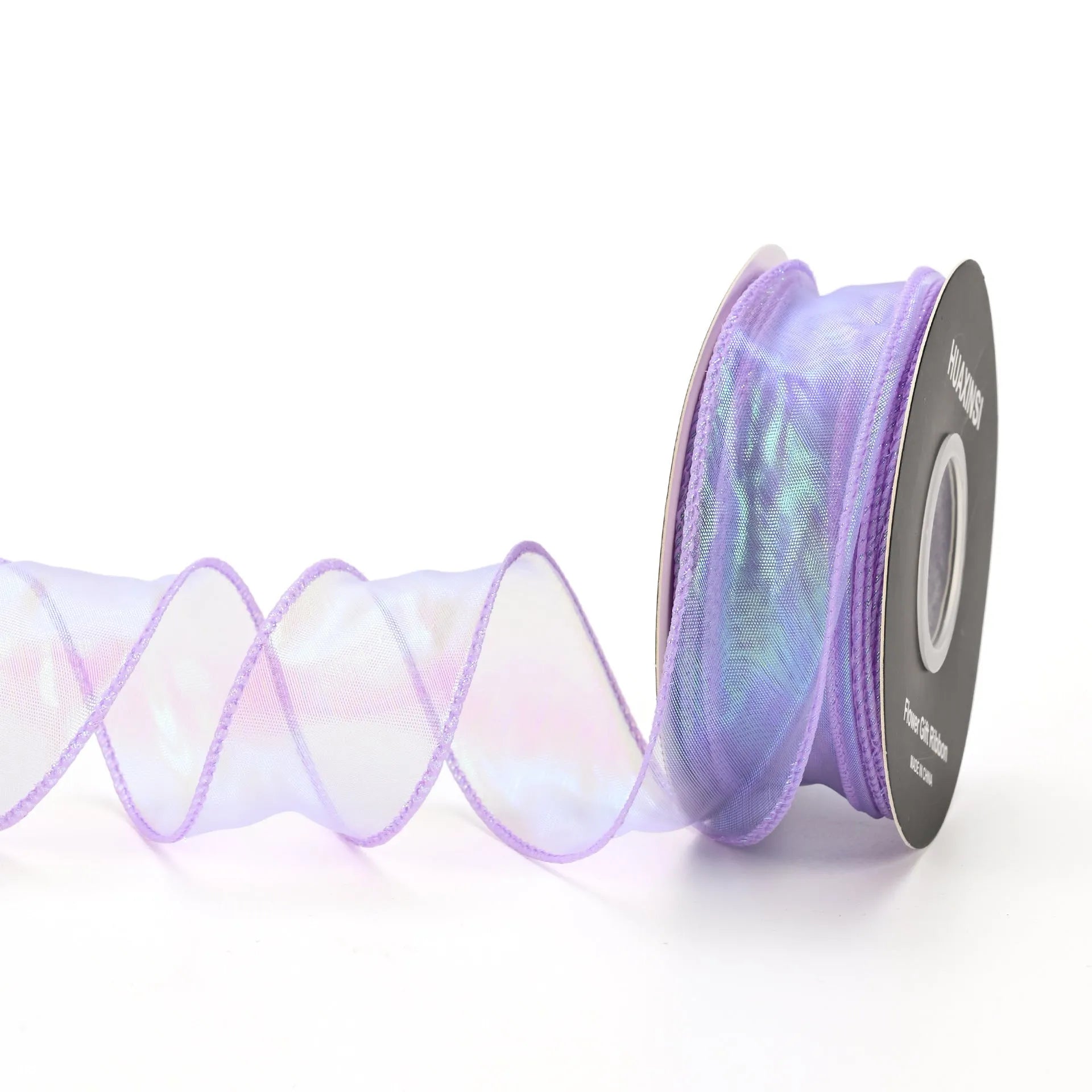 Fishtail yarn colourful wave ribbon in eight colours for DIY floral and gift projects