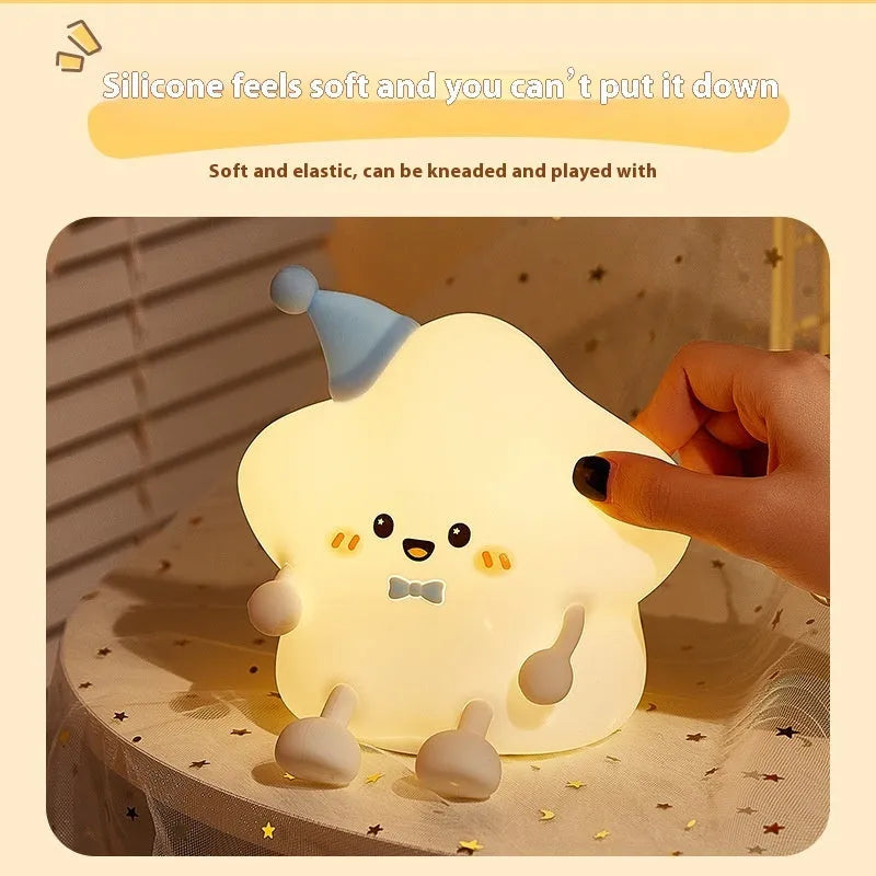 Cute Timing XINGX Pat cartoon night light with geometric stereo shape and remote control