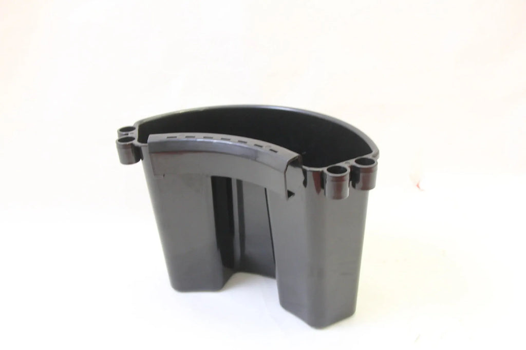 PP plastic car washing bucket available in black, red, blue, or pink colours for vehicle cleaning