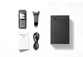 DSJ-S11 HD night vision body worn camera with 160-degree wide-angle lens and 1.3-inch display on a reflective surface
